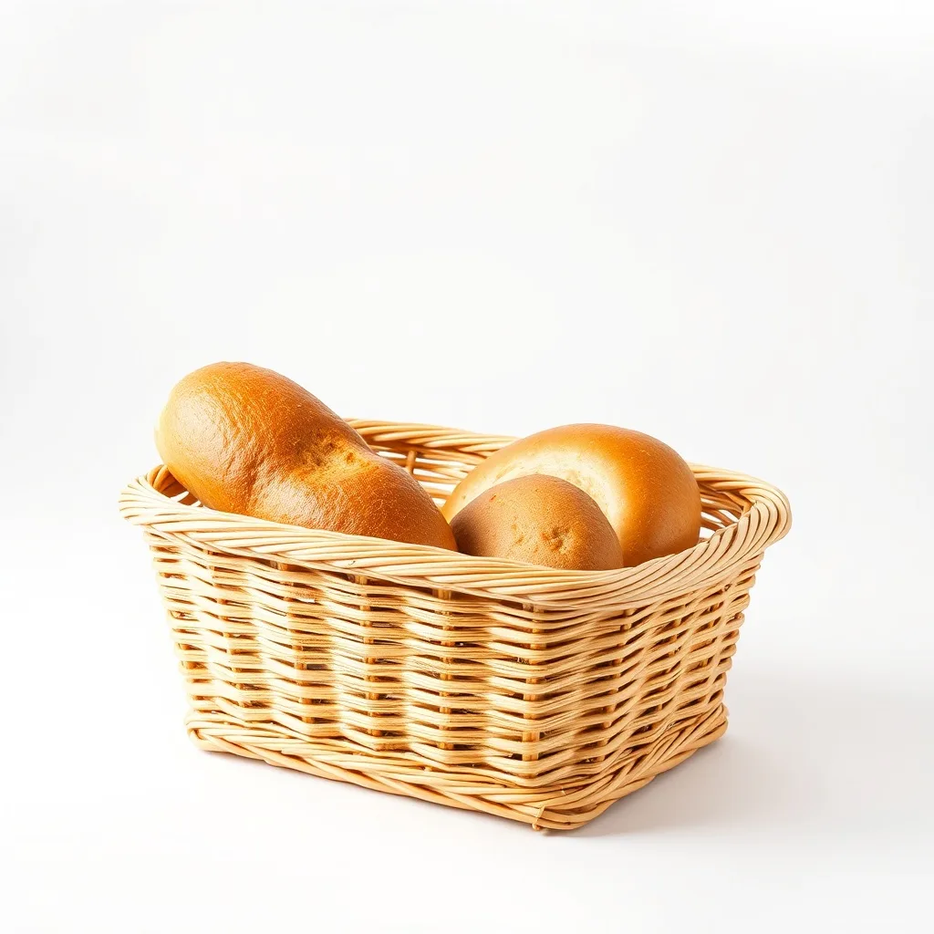 Corbeille à pain osier rectangulaire pour restaurant et CHR en gros professionnel